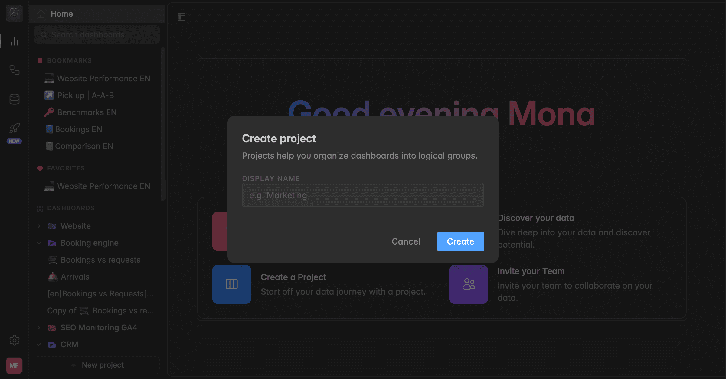 Create a project