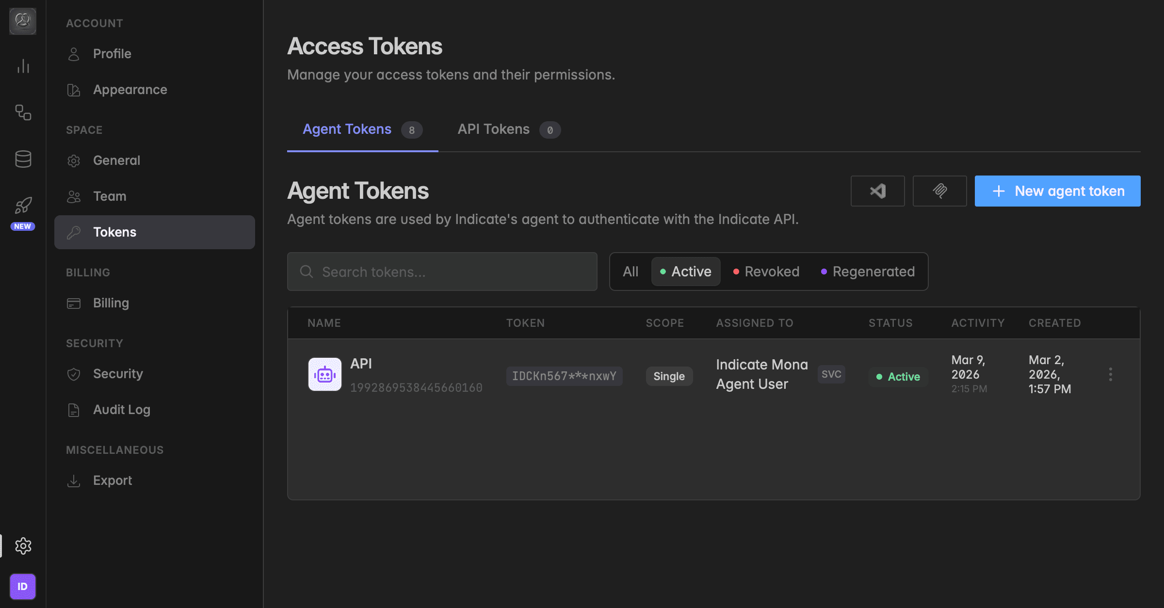 Tokens