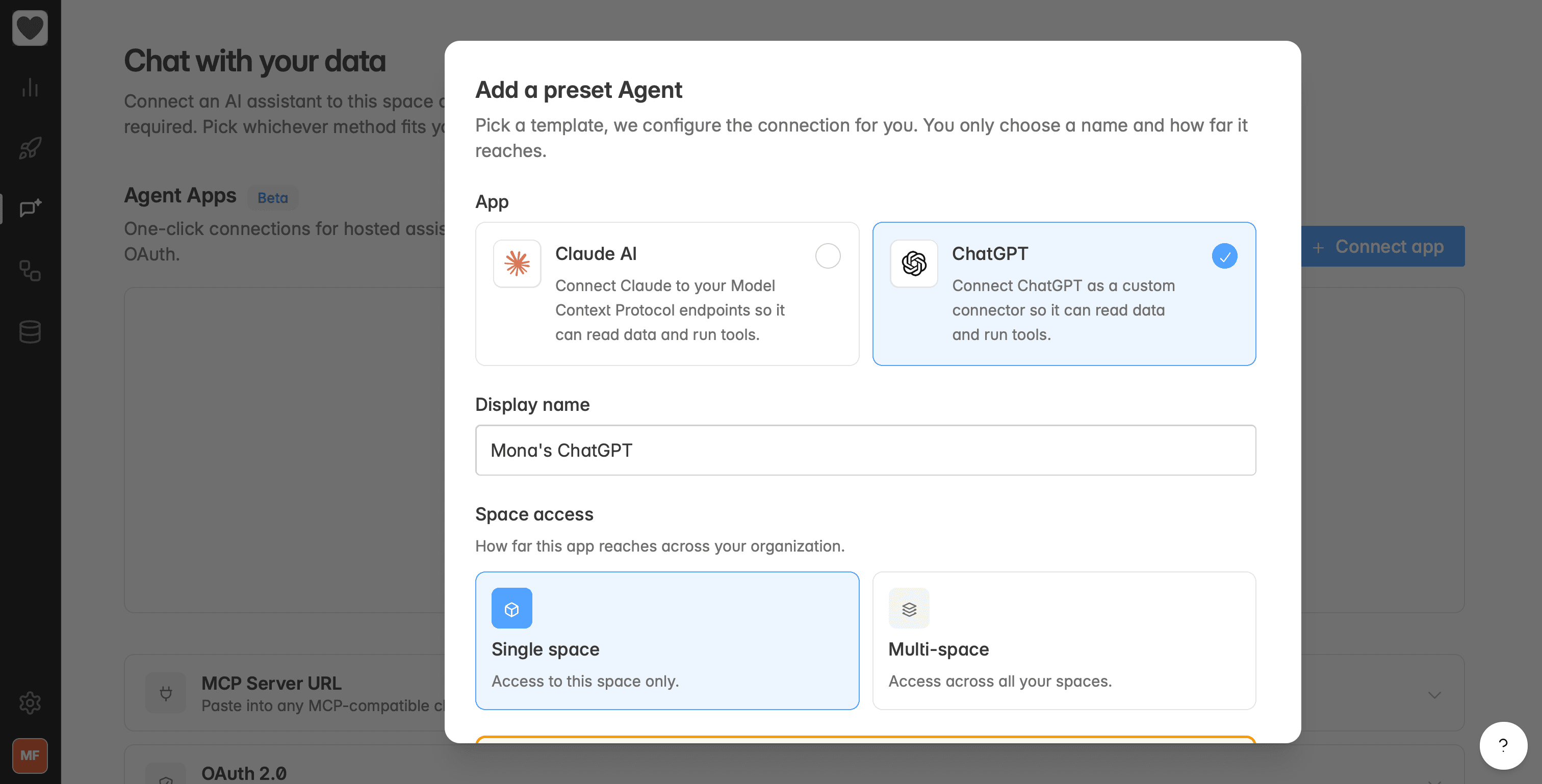 Claude & ChatGPT Connection, Custom Agents